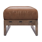 Банкетка Duncan винтажная коричневая кожа варинант исполнения - 2 | Loft Concept в Липецке