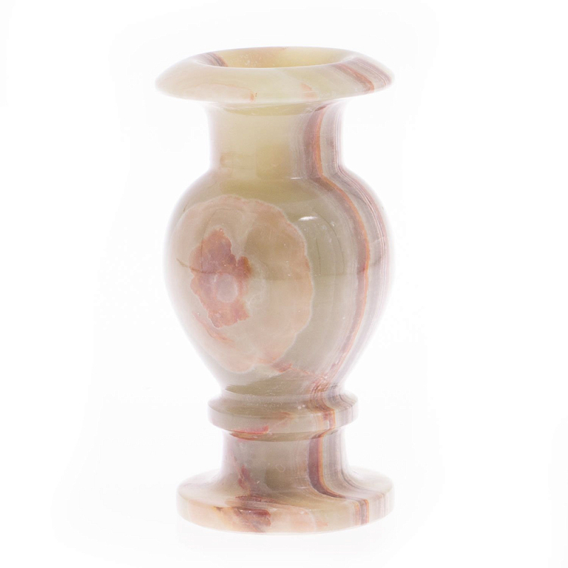 Ваза настольная из камня оникс Stone Vase Ваза настольная из камня оникс Stone Vase в Липецке | Loft Concept