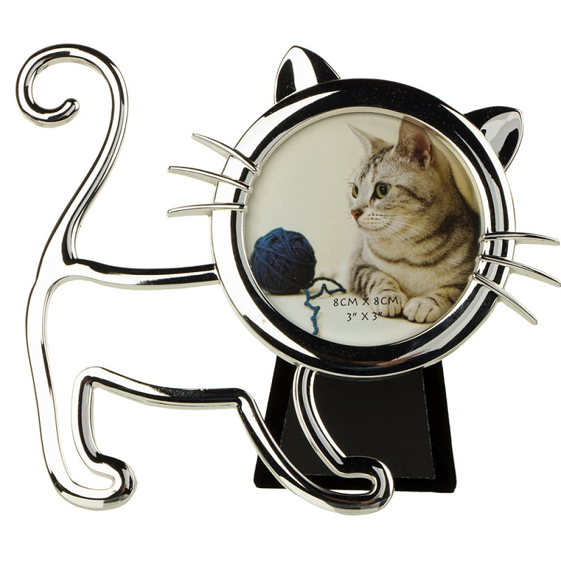 Фоторамка детская Childhood Corner Pussycat Серебряный Фоторамка детская Childhood Corner Pussycat Серебряный в Липецке | Loft Concept