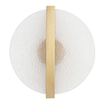 Бра с белым матовым стеклянным плафоном круглой формы Soft Glow Harmony варинант исполнения - 1 | Loft Concept в Липецке