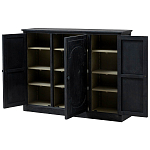 Комод деревянный Ildefonso Black Chest of Drawers варинант исполнения - 2 | Loft Concept в Липецке