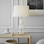 Настольная лампа на фигурном мраморном основании Conundrum варинант исполнения - 2 | Loft Concept в Липецке