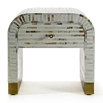 Тумбочка прикроватная Amo Bone Inlay Bedside Almond варинант исполнения - 1 | Loft Concept в Липецке