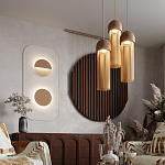 Бра круглое натуральная Пробка Natural Cork варинант исполнения - 5 | Loft Concept в Липецке