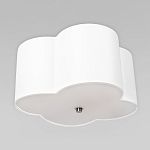 Потолочный светильник с белым волнистым плафоном из ткани Vitorino варинант исполнения - 3 | Loft Concept в Липецке