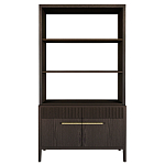 Стеллаж Primo с ящиками Темный орех варинант исполнения - 8 | Loft Concept в Липецке