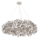 Люстра подвесная круглая с многочисленными металлическими круглыми элементами Terzani Argent варинант исполнения - 3 | Loft Concept в Липецке