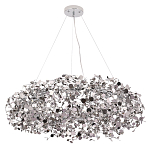 Люстра подвесная круглая с многочисленными металлическими круглыми элементами Terzani Argent варинант исполнения - 2 | Loft Concept в Липецке