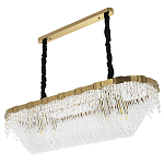 Люстра с хрустальными подвесками Riche Crystal Metal Chandelier 12 варинант исполнения - 1 | Loft Concept в Липецке