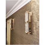 Бра прямоугольное с текстурным природным рисунком IceFlame варинант исполнения - 6 | Loft Concept в Липецке