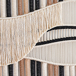Художественный Гобелен из нитей Макраме Dunes Wall Art варинант исполнения - 2 | Loft Concept в Липецке