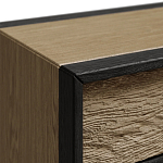 Комод 4 ящика с подсветкой на рельефном фасаде Warm Industrial варинант исполнения - 4 | Loft Concept в Липецке