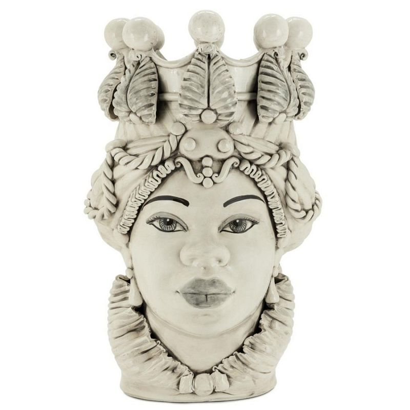 Ваза Vase Moro Lady Neutral Big Бежевый Ваза Vase Moro Lady Neutral Big Бежевый в Липецке | Loft Concept