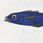 Плитка с узором Рыба пловчиха варинант исполнения - 5 | Loft Concept в Липецке