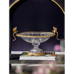 Чаша из прозрачного стекла с рельефным ободком и фигурками стрекоз Eden Garden варинант исполнения - 2 | Loft Concept в Липецке