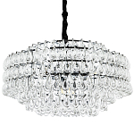 Люстра с хрустальными подвесками в виде капель Antoine Crystal Drops Chrome Chandelier 16 варинант исполнения - 1 | Loft Concept в Липецке