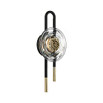 Бра с черным основанием и золотистым декором Bruno варинант исполнения - 4 | Loft Concept в Липецке