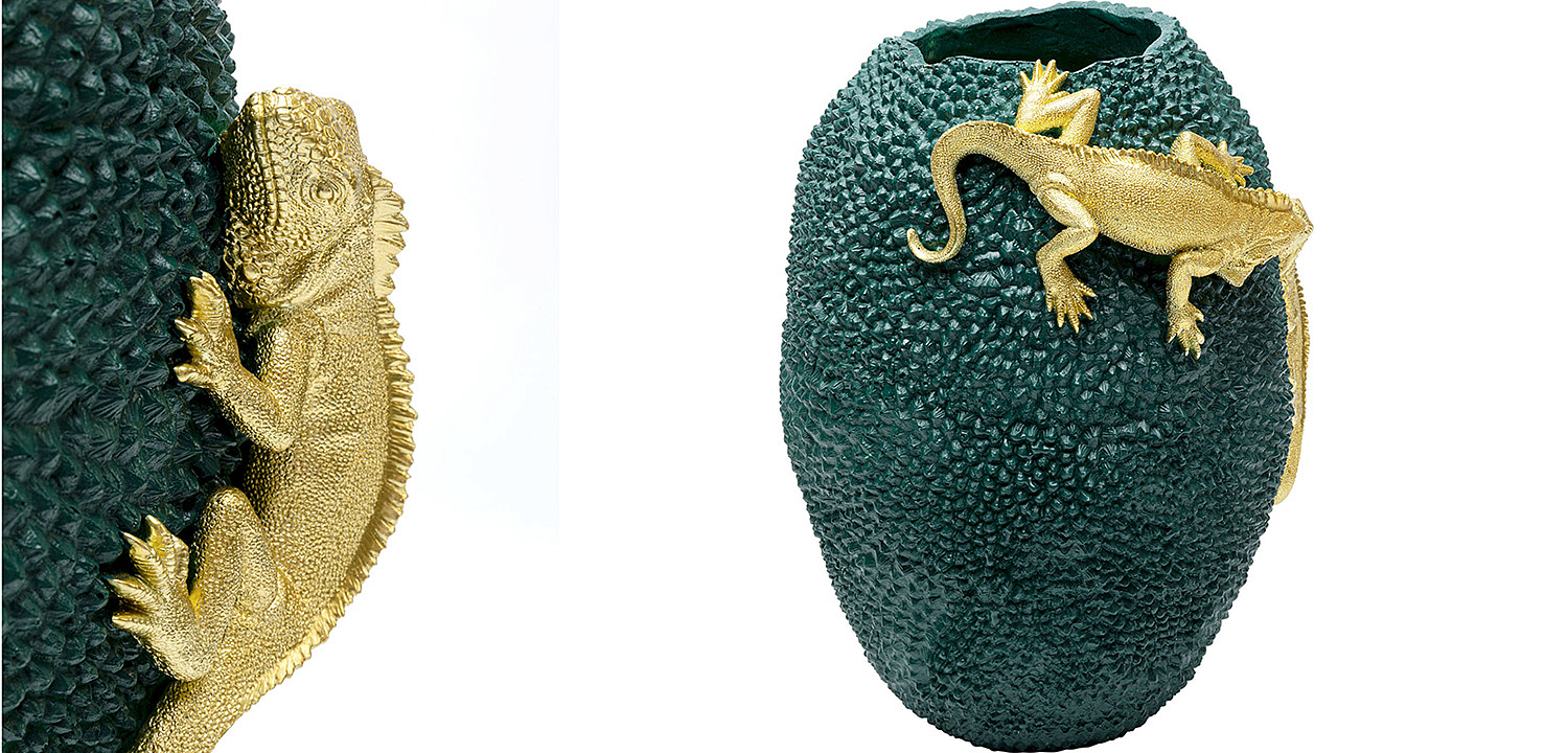 Ваза Two Lizards and green fruit Ваза Two Lizards and green fruit - Loft-Concept в Липецке