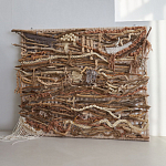 Большая Абстрактное Панно из веток и нитей Dryad Wall Art варинант исполнения - 4 | Loft Concept в Липецке