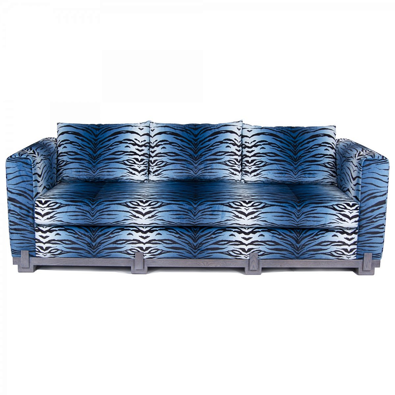 Диван Ida Sofa Blue Tiger Светло-синий в Липецке | Loft Concept 