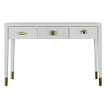 Дизайнерский Письменный стол Elsa Dreams White с тремя ящиками варинант исполнения - 5 | Loft Concept в Липецке