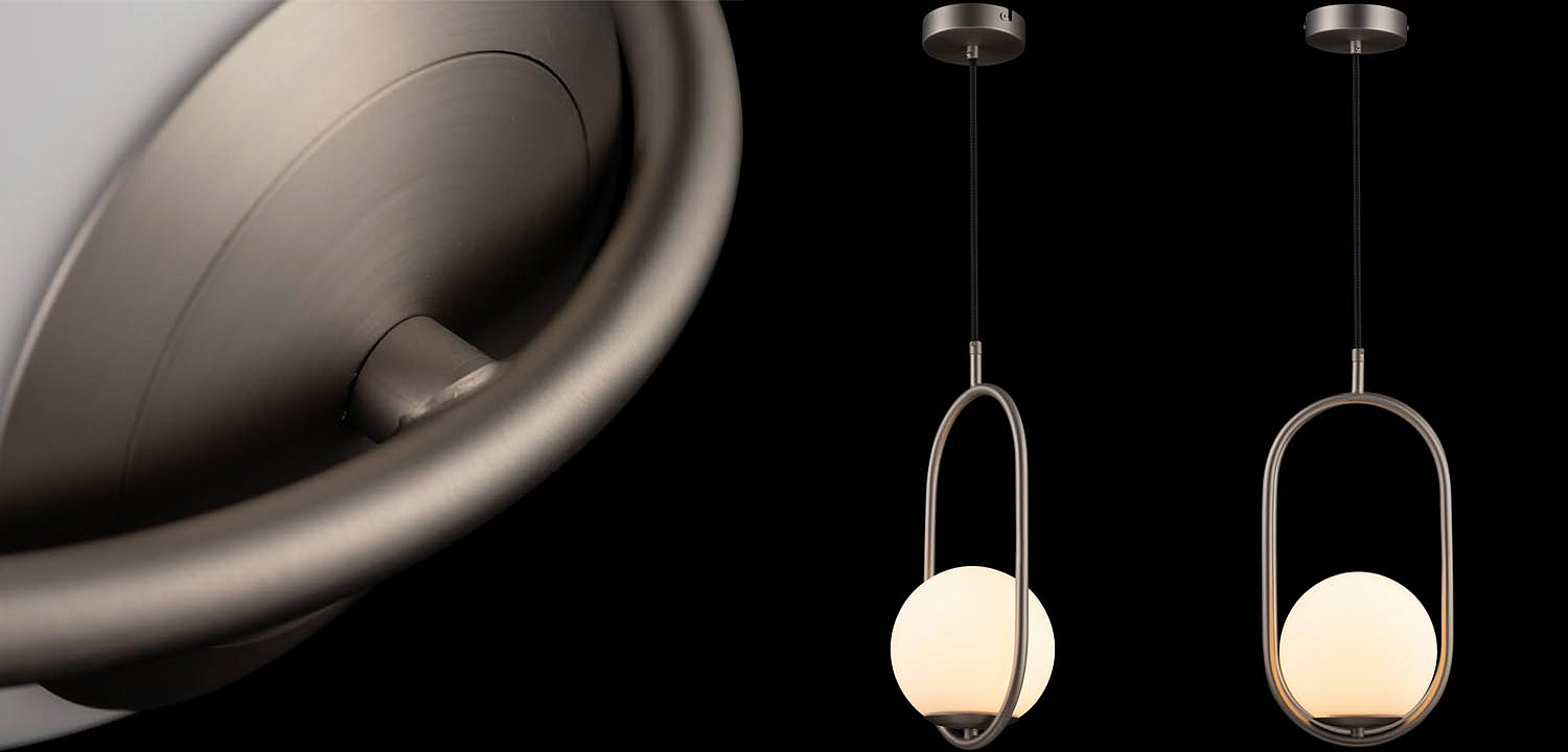 Подвесной светильник B.LUX C Ball oval nickel Подвесной светильник B.LUX C Ball oval nickel - Loft-Concept в Липецке