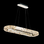 Люстра овальная с мозаичным хрустальным оформлением Sparks of Crystal варинант исполнения - 1 | Loft Concept в Липецке