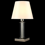 Настольная лампа с белым тканевым абажуром в форме конуса Laurent варинант исполнения - 3 | Loft Concept в Липецке