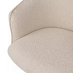 Кресло офисное полукруглое с буклированной обивкой Adjustable Chair варинант исполнения - 3 | Loft Concept в Липецке