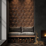 Гипсовая 3D панель с принтографией PM-30 варинант исполнения - 4 | Loft Concept в Липецке