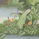 Обои ручная роспись Le Brésil Eden варинант исполнения - 1 | Loft Concept в Липецке