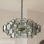 Люстра с каскадом из круглых стеклянных дисков Small Round Sequins варинант исполнения - 5 | Loft Concept в Липецке