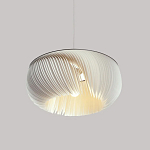 Подвесной светильник с белыми изящными декоративными лепестками Volumetric Petal Lamp варинант исполнения - 2 | Loft Concept в Липецке