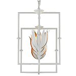 Люстра белая прямоугольная с абажурами в виде цветков тюльпана White Tulips варинант исполнения - 4 | Loft Concept в Липецке