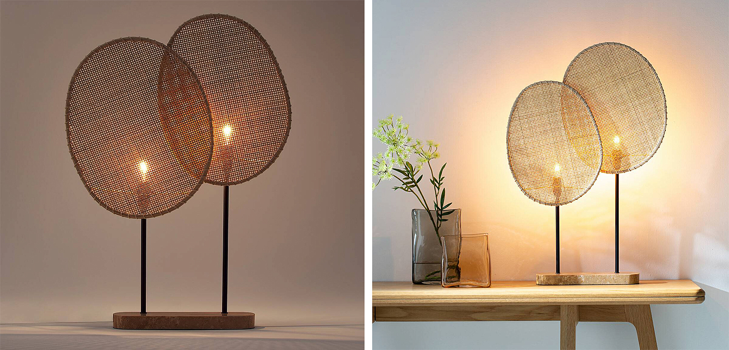 Настольная лампа Wicker Leaves Table lamp Настольная лампа Wicker Leaves Table lamp - Loft-Concept в Липецке