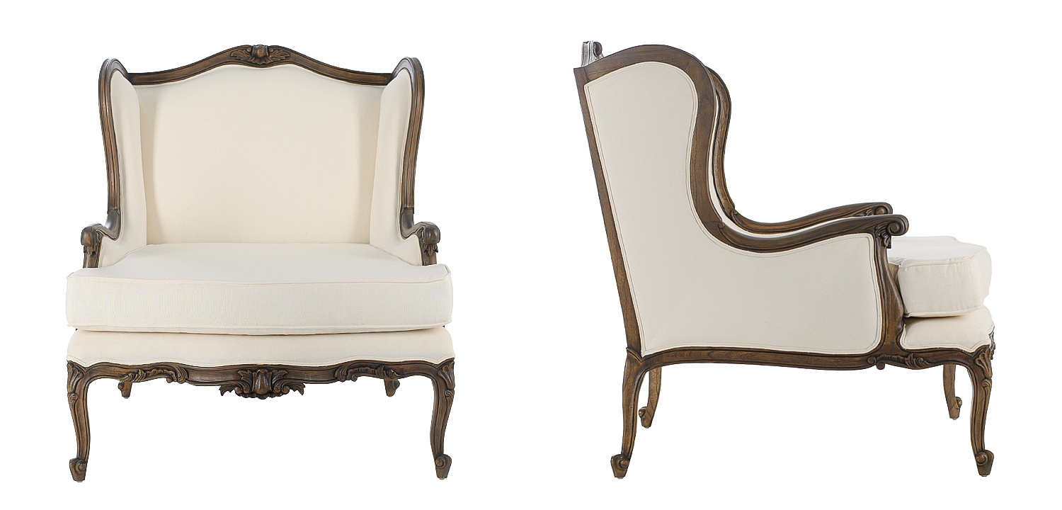 Кресло French Provence Armchair Fabrice Кресло French Provence Armchair Fabrice - Loft-Concept в Липецке