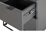 Тумба прикроватная цвета графит с ящиками Strict Lines варинант исполнения - 5 | Loft Concept в Липецке