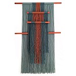 Декор на стену Макраме из нитей Japan Wall Panel Orange варинант исполнения - 2 | Loft Concept в Липецке