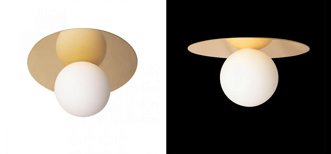 Светильник потолочный MATISSE Gold 25 см Светильник потолочный MATISSE Gold 25 см - Loft-Concept в Липецке