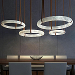 Люстра в форме обруча из натурального камня Minerals of Light варинант исполнения - 7 | Loft Concept в Липецке