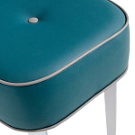 Квадратный мягкий пуф на белых ножках Winton Pouf Square варинант исполнения - 14 | Loft Concept в Липецке