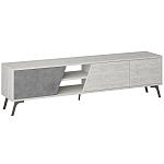ТВ-тумба с 3-мя дверцами и полками Grey Albe TV Stand варинант исполнения - 1 | Loft Concept в Липецке