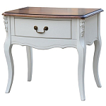 Прикроватная тумба в стиле прованс с ящиком Borde Montmartre Provence Bedside Table варинант исполнения - 1 | Loft Concept в Липецке