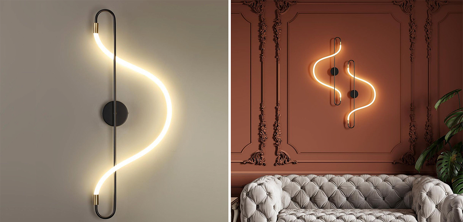 Бра GLORIFY WALL Black Wall lamp 80 Бра GLORIFY WALL Black Wall lamp 80 - Loft-Concept в Липецке