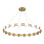 Люстра кольцевая с круглыми светодиодными источниками света Maxine Light варинант исполнения - 9 | Loft Concept в Липецке