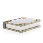 Шкатулка в виде книги из натурального камня змеевик Stone Casket варинант исполнения - 4 | Loft Concept в Липецке