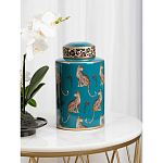 Ваза фарфоровая с крышкой Leopard Ccollection варинант исполнения - 3 | Loft Concept в Липецке