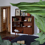 Стеллаж Retro Brown Rack варинант исполнения - 2 | Loft Concept в Липецке