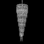 Люстра многоярусная каскадная с хрустальными подвесками Roul Crystal Light варинант исполнения - 3 | Loft Concept в Липецке