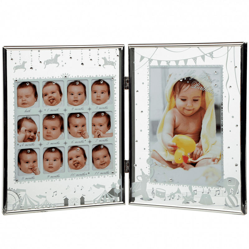 Фоторамка детская Childhood Corner Серебряный Фоторамка детская Childhood Corner Серебряный в Липецке | Loft Concept